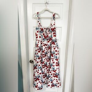 Reformation Strawberry Dress